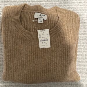 *brand new with tags* J. Crew Factory camel color crew neck sweater